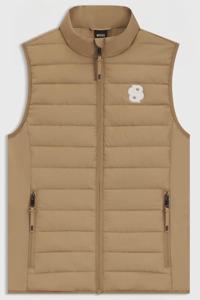 Boss Equestrian Livian Light Puffer Vest Dames S Camel