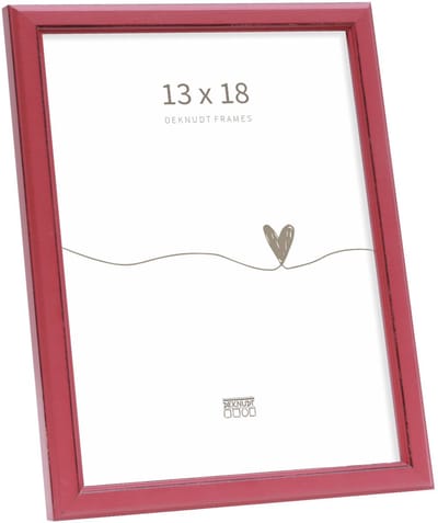 Deknudt Frames fotolijst S236F4 - rood landelijk hout - foto: 13x18 cm