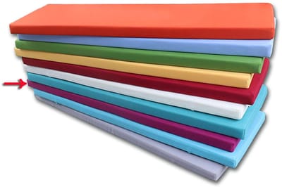 Bench Kussen Rechthoek Zachte Chaise Swing Stoel Kussen Voor Tuin Outdoor Metaal of Hout,Antislip Rechthoek Bench Kussen Elastische Dikke Eetstoel Pads-Paars 100×30×5cm (39×12×2in)
