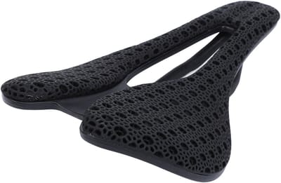Fietszadel - Racefietszadel - Comfortabel Fietsen - 3D Geprint Ergonomisch - 250 mm Lengte - Zwart