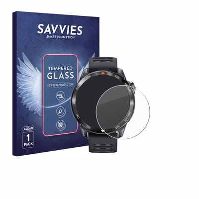 Savvies - Glas Screenprotector voor Xiaomi Mibro GS Pro 2 - Gehard Beschermglas 9H