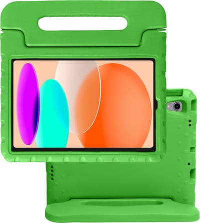 Hoes - Geschikt voor Apple iPad A16/A18 (2022/2025/2026) - 10.9 & 11 inch (10e, 11e & 12e generatie) - Kinderhoes Shockproof Bumper - Kidsproof Case - Tablet Hoesje - Kinder Hoes Cover - Groen