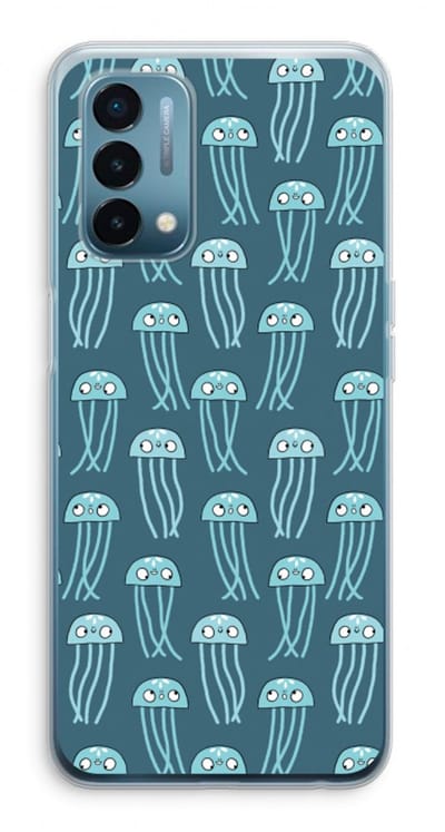 Case Company® - Hoesje geschikt voor OnePlus Nord N200 5G hoesje - Kwallie - Soft Cover Telefoonhoesje - Bescherming aan alle Kanten en Schermrand