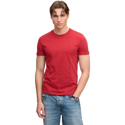 Superdry Sd &amp; co Logo Geborduurde T-shirt Red Grootte: M