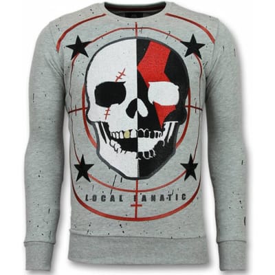 Skull Trui - God of War Heren Sweater - Grijs