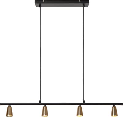 Lucide TIANA - Hanglamp - 4xGU10 - Champagne kleur | Essential