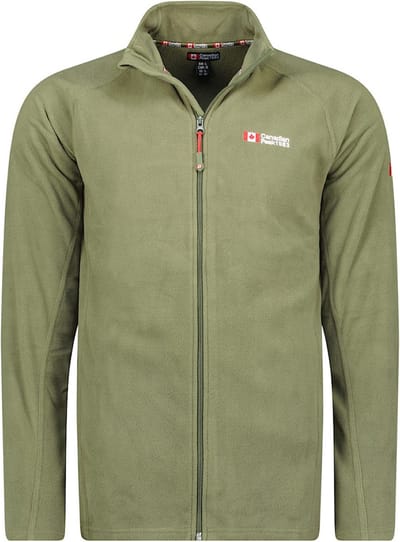 Fleece Vest Met Rits Heren Candadian Peak Tugeak Kaki - 3XL