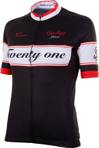 21Virages fietsshirt korte mouwen dames Michelle Zwart Rood - XS