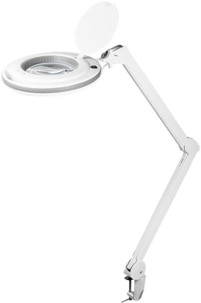 Goobay premium LED loeplamp | 730 lm (dimbaar) | 9W | bureauklem | wit