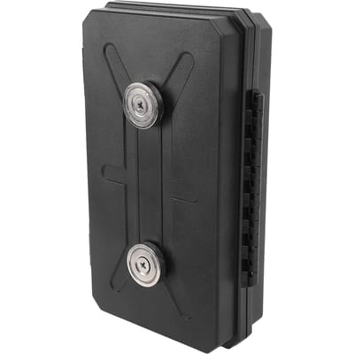 Magnetische Sleuteldoos Onder Auto Verborgen Houder Gereedschapsopslag Organizer voor Beveiligingslabels Deur en Auto black