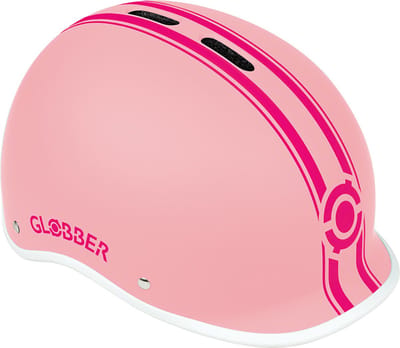 Helm - Globber Helm Urban XS Pastel Pink - roze - LED verlichting - ABS helm - verstelbaar - XS 47-51 cm