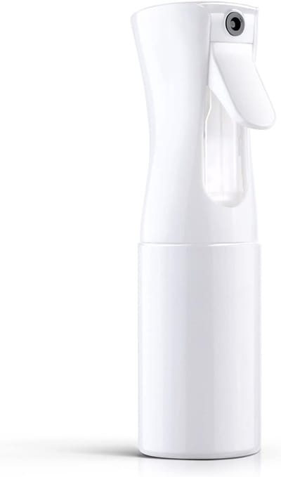Lege Sprayfles 200ml voor Kappers en Huishoudelijk Gebruik, Professionele Fijnnevel Sprayfles voor Haar, Planten en Schoonmaak, Multifunctionele Verstuiver in Zwart