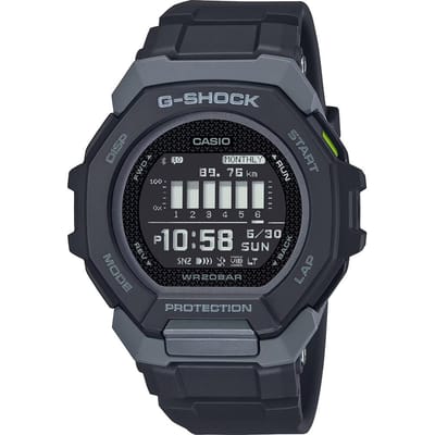 Casio G-Shock G-Squad GBD-300-1ER Horloge - Kunststof - Zwart - Ø 45 mm