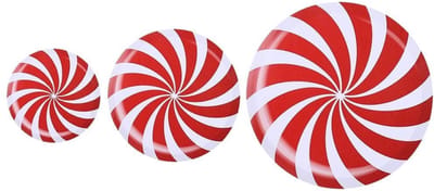 MTTproducts- Vloerstickers Waterdicht - 12 Stuks - Candyland - Snoep - Kerst - Muurstickers - Vloerdecoratie