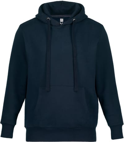 JAY-PI - Heren - Hoodie loungewear capuchon kangoeroezak - Donkermarine - Maat 8XL