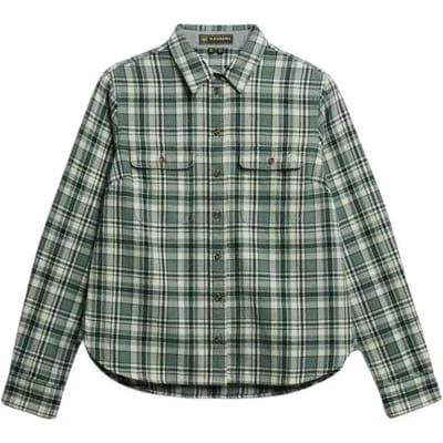 Superdry Lumberjack Check Flannel Overhemd Met Lange Mouwen Groen XS Vrouw