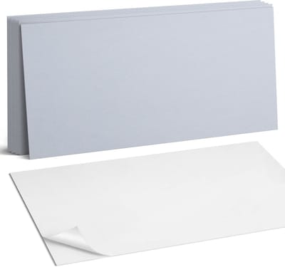 Coloray Plaktegels - Grijs Wandtegel Zelfklevend - 60 cm x 30 cm - Grijs Plaktegels - 6 stuks - Rechthoek PVC Tegels - Plaktegels Keuken - Zelfklevende Vloertegels Badkamer - Vinyl Tegels - Zelfklevende Wandtegels