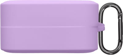 kwmobile cover voor oordopjes case - geschikt voor Timekettle W4 Pro - Trendy beschermhoes draadloze oordopjes in lavendel