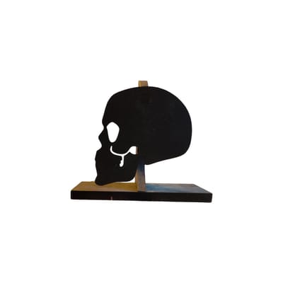 Djemzy - Brillenhouder doodshoofd - brillenstandaard - brillendisplay - brilhouder -zwart
