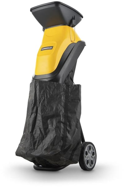 Powerplus Elektrische Hakselaar POWEG6421 - Hakselaar voor planten en takken van 2500 W, max. 44 mm, 45 L opvangzak inbegrepen