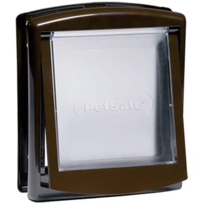Petsafe Hondenluik 755- Medium -  Bruin/Tranparant