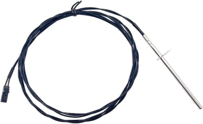 Thermistorsonde Pelletkachel - Temperatuursensor Oven - Verwarming Stabiliseren - Roestvrijstalen Constructie - 10 x 10 x 2 cm - Zwart