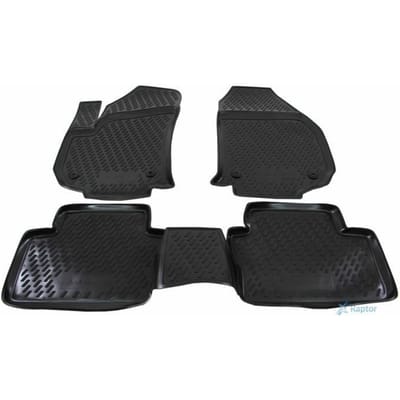 Tapis De Sol En Caoutchouc 3D - J&J AUTOMOTIVE - Opel Zafira B 2005-2010 - Noir - Sur Mesure - Antidérapant noir