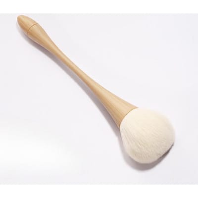 Pinceau à poudre libre de haute qualité Pinceau à blush Poils duveteux Outil de maquillage Beauté Pinceaux à long manche Nettoyage de la poussière d'ongles Cosmétiques pour les ongles
