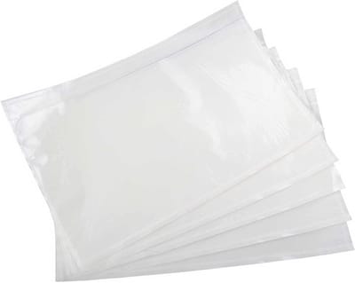 Duidelijke 7,5" x 5,5" Zelfklevende Verzendlabel Zakjes - 100 Stuks