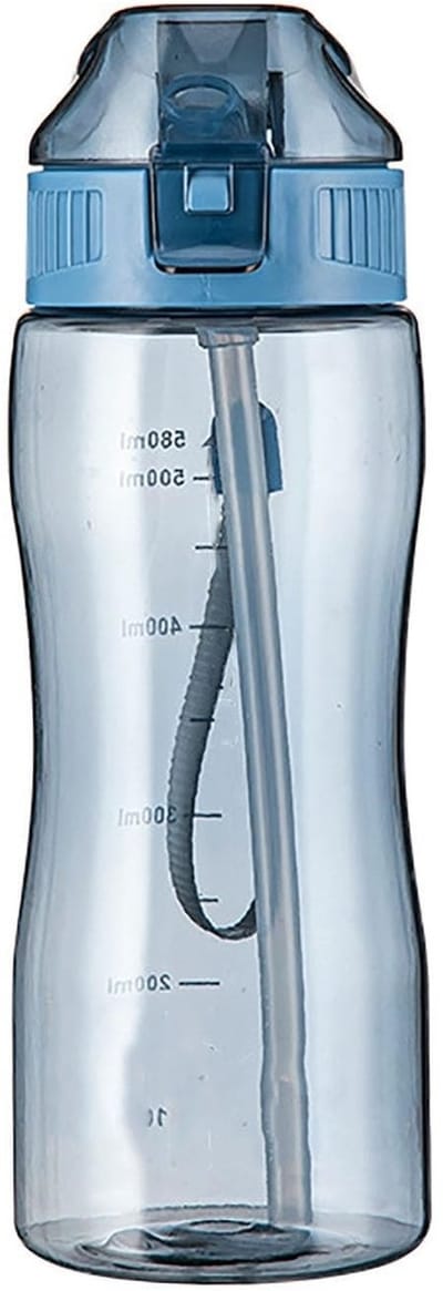 Dailygoods- Waterfles 580ml - Draagbaar - Lekvrij - Onbreekbaar - Hoge Temperatuur Weerstand - Eenvoudig te Reinigen - Drinkfles