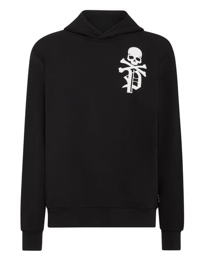 Sweatshirt Met Capuchon Gothic Plein