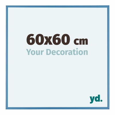 Your Decoration - Fotolijst 60x60 cm - Aluminium - Staal Blauw - Kent