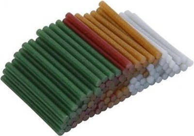 Creativ Company Lijmpistool Vullingen Glitter Mini Kerst, l: 10cm d: 7mm 100 stuks