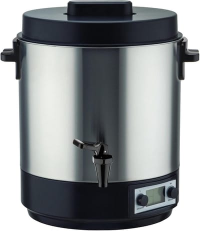 Elektrische Sterilisator 31L RVS met Digitale Timer en Tap