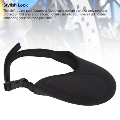 Couvre-chaussure de levier de vitesse Protecteur Anti-rayures Résistant à l'usure Moto Coussin de changement de vitesse Couvre-protecteur de chaussures white