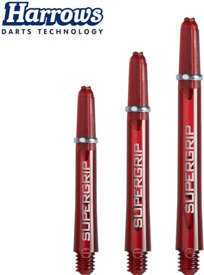 Harrows Supergrip Red - Dart Shafts