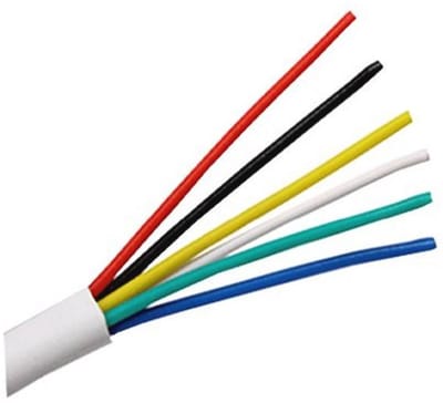 6-aderige PVC geïsoleerde alarmkabel - Voor beveiliging en inbraakbeveiliging