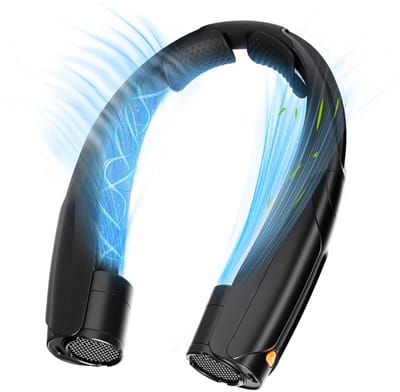 Svintora Draagbare NekVentilator - 6 standen met koeling- 6000 mAh Lange Batterijduur USB Oplaadbaar - Mini Nek Ventilator ideaal Voor Buitensport woon-werkverkeer en Dagelijks Gebruik