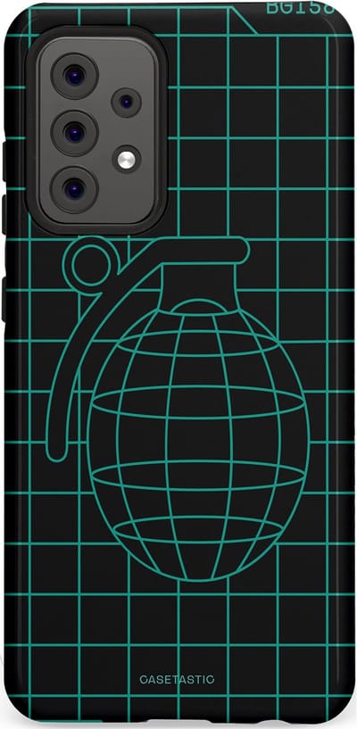 Casetastic Hoesje Geschikt voor Samsung A52 (4G/5G/s) - Stijlvolle Beschermende Duo-layer Case - Retro bom