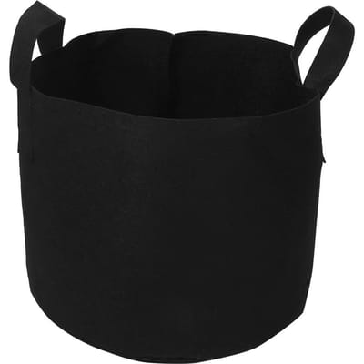 Sac de culture pour plantes noires, pot de plantation aéré pour légumes et fleurs (7 Gallons 30 x 35cm)
