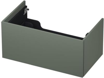 INK - Onderkast 1 Lade Push 2 Open Bestaande Uit - 800x450x376 Mm - Mat Beton Groen