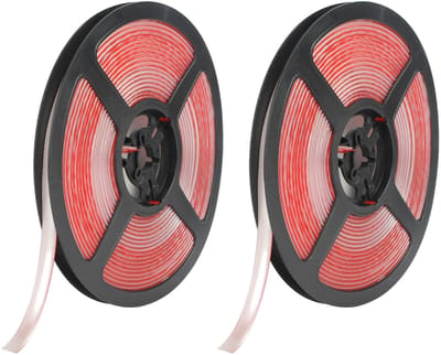 Allecto - Decoratieve anti-schimmel tape - Eenvoudig aan te brengen - Wit - Voor plafond en gootsteen - 8 mm breed - Geschikt voor tegelrand en wan...