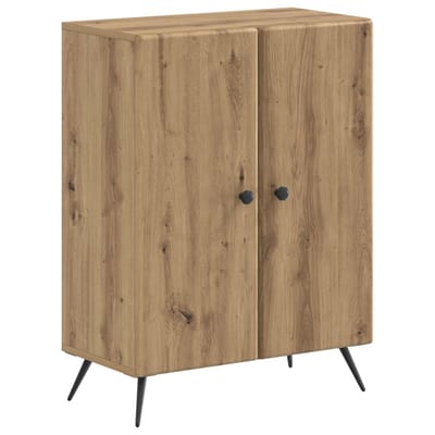 vidaXL - Badkamer - Opbergkast - BREDA - Artisanaal - eiken - 59,5 - x - 31 - x - 80 - cm