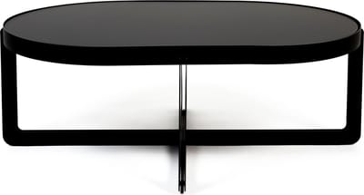 Zuiver Centre Salontafel Ovaal 102x68 cm Zwart