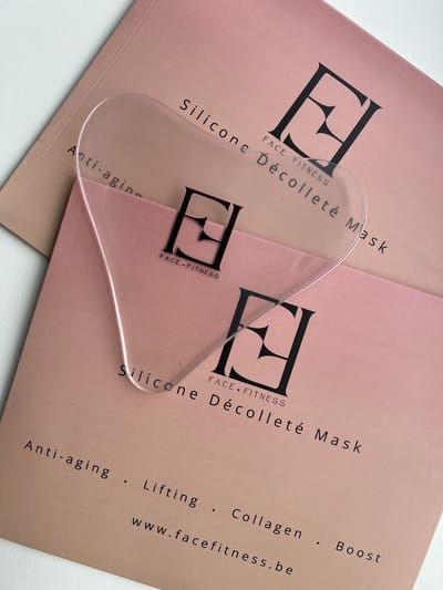 Face Fitness Anti-Rimpel Décolleté Pad – Herbruikbaar Siliconen Masker voor Gladde en Stevige Huid