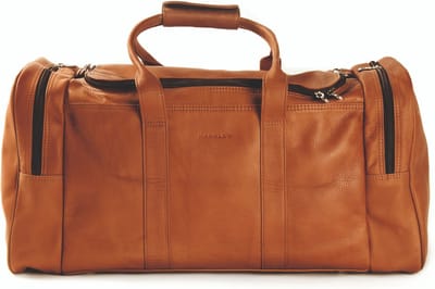 HAROLD'S Leren Reistas Country Travelbag Cognac Lichtbruin