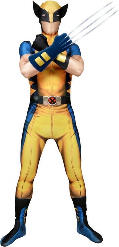Morphsuits™ Wolverine Zapper - SecondSkin - Verkleedkleding - 164/176 cm