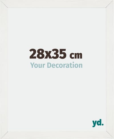 Your Decoration - Fotolijst 28x35 cm - MDF - Wit Geveegd - Mura