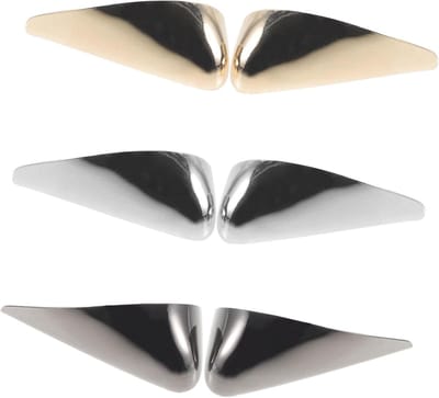 Schoentip Beschermers - Neuskappen Teenbeschermers - Schoenen Repareren - Decoratief Ontwerp - 3 x 3 x 1.5 cm - Diverse Kleuren