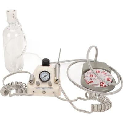 Turbine en acier inoxydable, 2 trous, système de contrôle du gaz bidirectionnel, accessoire de machine à turbine portable